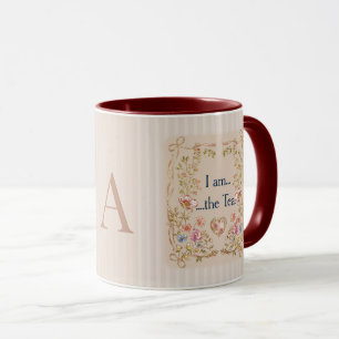 Je suis la Tasse à Café Inspirée du Thé – Monogram