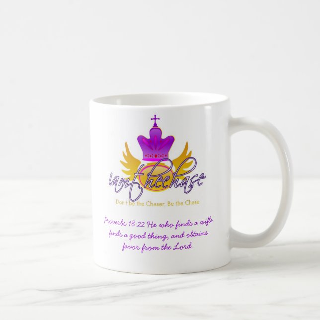 Je suis la tasse de chasse avec l'écriture sainte (Droite)