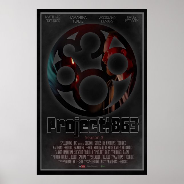 Je suis l'Absolu // Projet 863 Poster original (Devant)