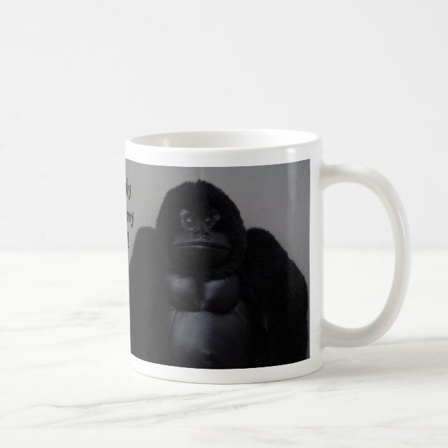 Je suis laid sans mon café - mug humoristique (Droite)