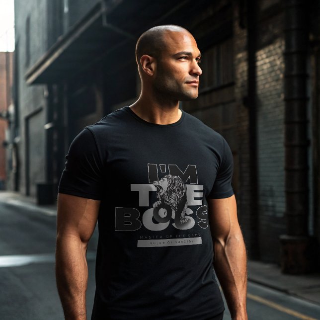 Je suis le Boss Lion TShirt | Motivation Alpha Sav (Créateur téléchargé)