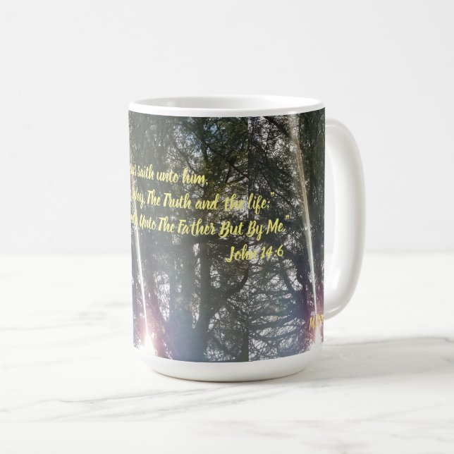 "Je Suis Le Chemin" Mug Classique (Devant droit)