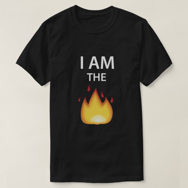 JE SUIS le FEU - T-shirt d'EMOJI (Design devant)