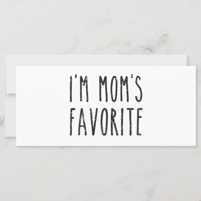 Je suis le Fils ou la Fille Préférée de maman (Devant)