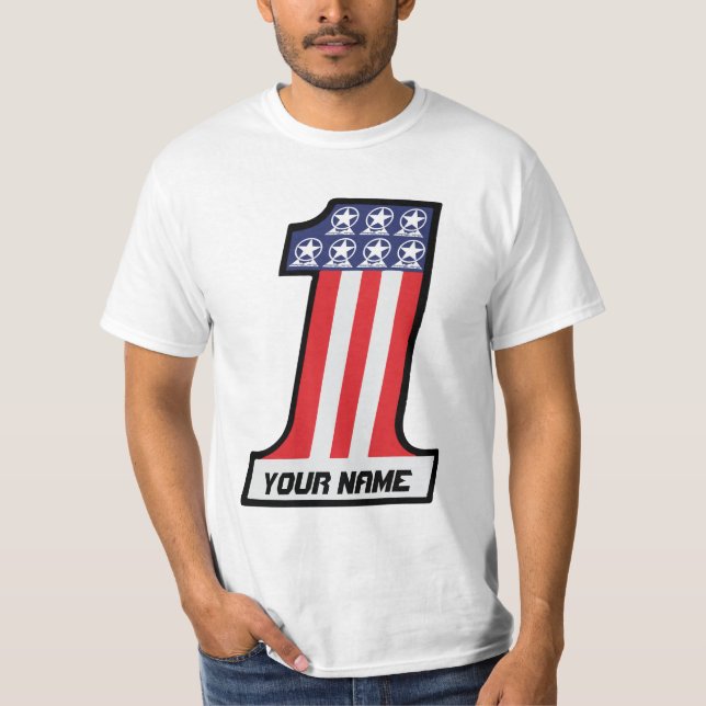 Je suis le numéro un #1 - T-shirt personnalisé (Devant)