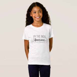 "Je suis le patron, T-shirt d'enfants de compote