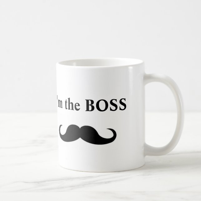 Je suis le PATRON, tasse de café (Droite)