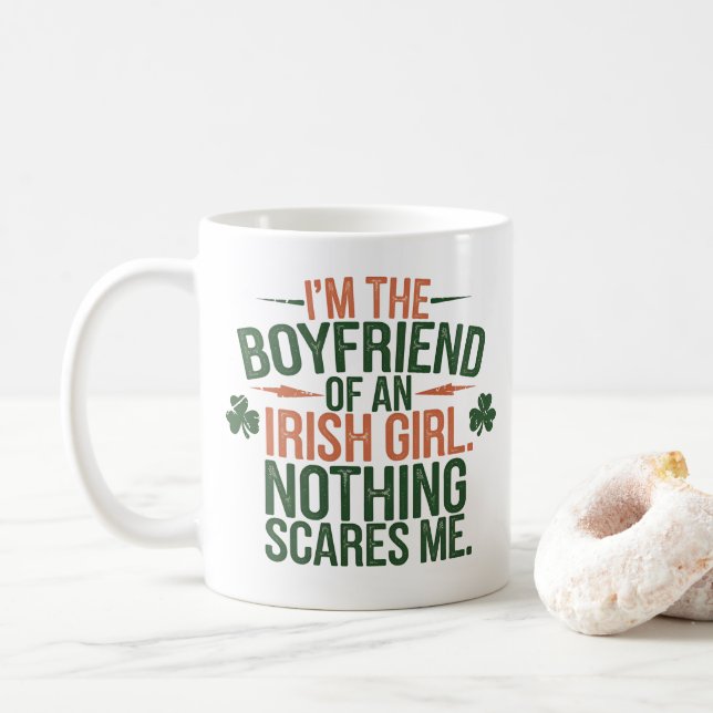 Je suis le petit ami d'une fille irlandaise Mug (Avec donut)