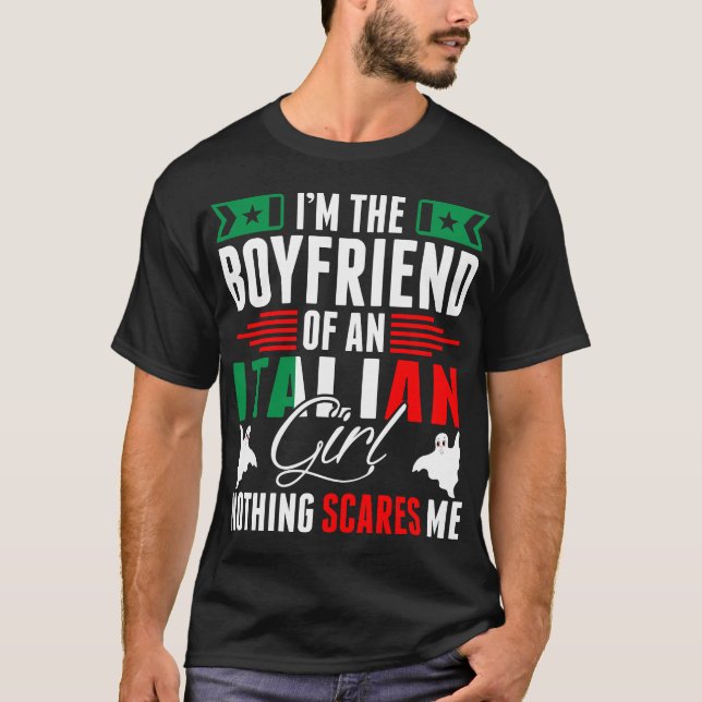Je Suis Le Petit Amis D'Un Tshirt Italien Pour Fil (Devant)