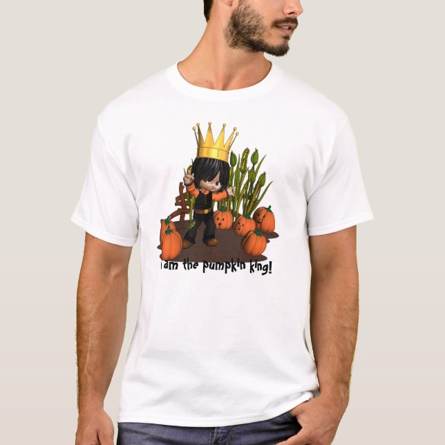 Je suis le roi de citrouille ! T-shirt de (Devant)