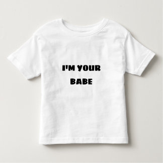 JE SUIS LE T-SHIRT BLANC FINE DE VOTRE BABE-TODDLE