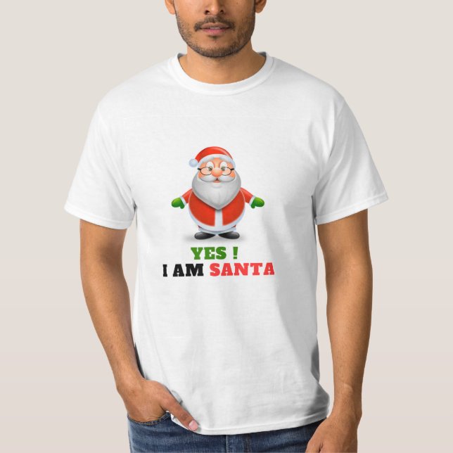 Je suis le T-shirt de Père Noël Mens (Devant)