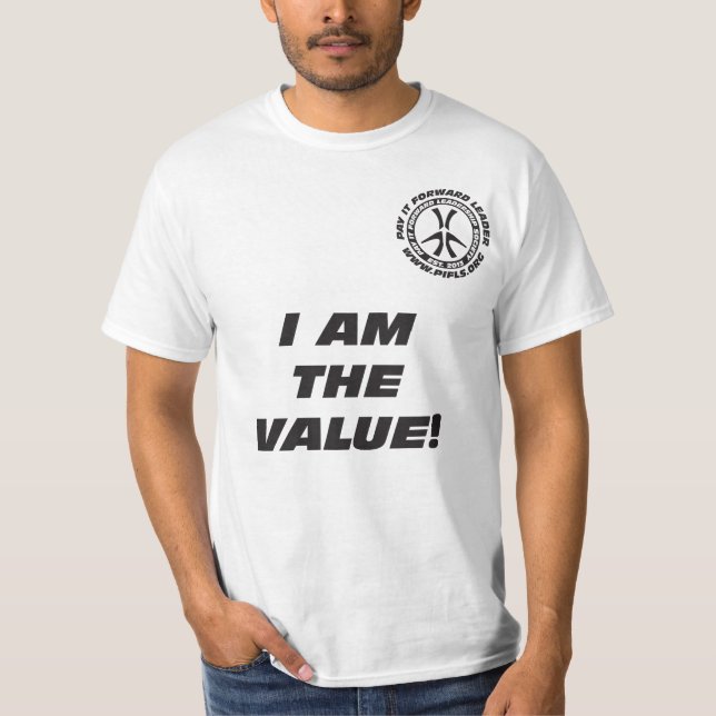 Je suis le T-shirt de valeur (Devant)