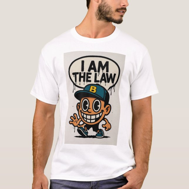 Je suis le T-shirt graphique de la loi (Devant)
