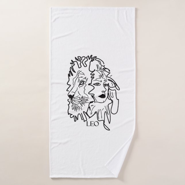 Je suis LEO (Serviette de bain)