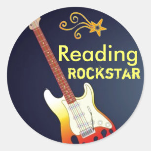 Je suis les autocollants de lecture d'un Rockstar