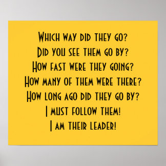 Je suis leur chef ! Affiche