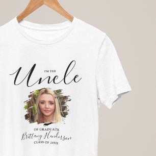 Je suis l'oncle T-Shirt Photo de Diplômé