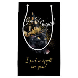 Je suis Magical Black Cat personnalisé sac cadeau