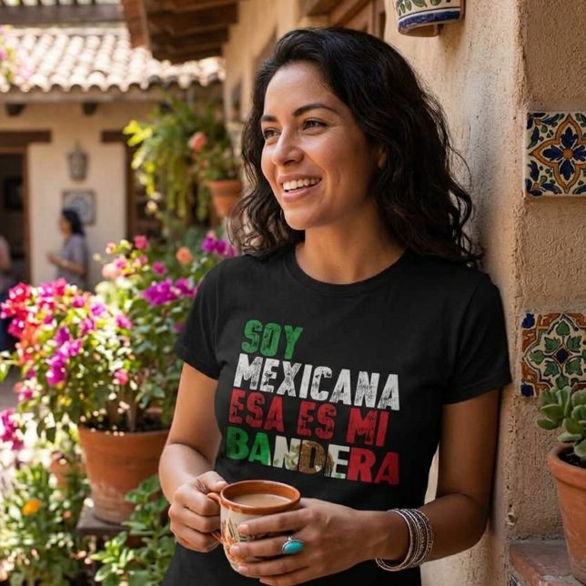 Je suis Mexicaine c'est mon tshirt de drapeau (Soy Mexicana esa es mi Bandera tshirt)