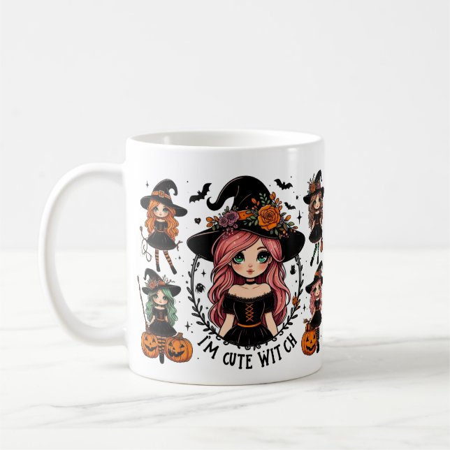 Je suis mignonne sorcière Mug (Gauche)