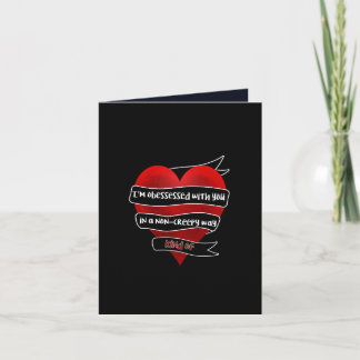 Je suis Obsédé Par Toi Carte De La Saint-Valentin