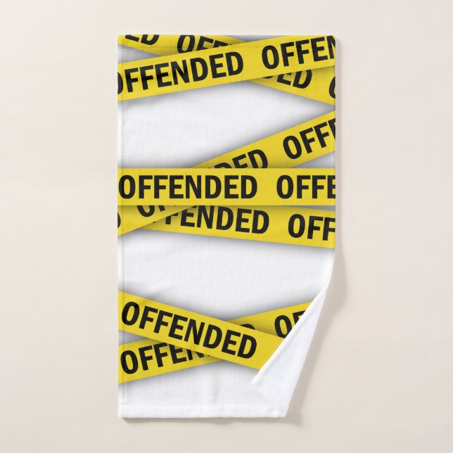Je suis offensé que la police ne croise pas (Serviette à main)
