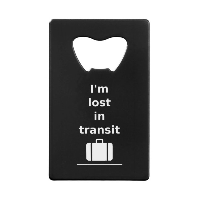 Je suis perdu en transport en commun Suitcase Dark (Devant)