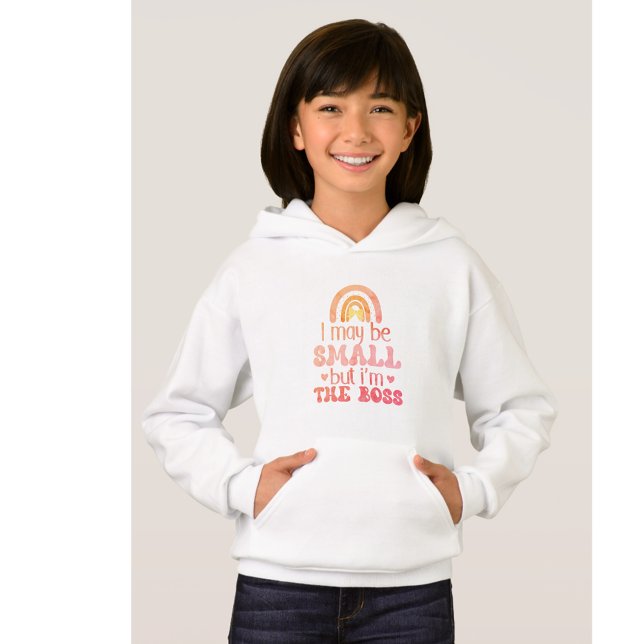 je suis petit mais je suis le patron (cute  hoodie I am small but i am boss)