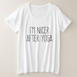 Je suis plus gentil après le yoga