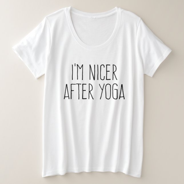 Je suis plus gentil après le yoga (Design devant)