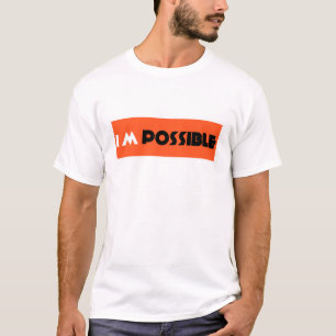 Je suis possible t-shirt imprimé pour hommes et fe