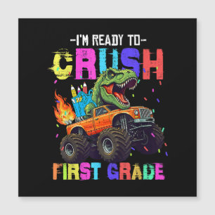 Je suis prêt à écraser le camion de dinosaures de 