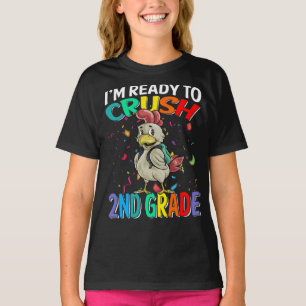 Je suis prêt à écraser le T-shirt de poulet de 2e