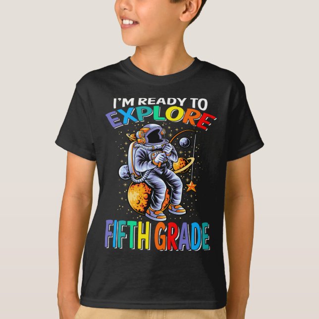 Je suis prêt à explorer le T-shirt de l'astronaute (Devant)