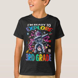 Je suis prêt à explorer T-shirt Astronaut de 3e an