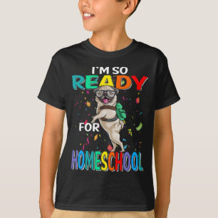 Je suis prêt pour le T-shirt Carlin de chien de l'