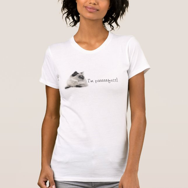 Je suis purrrrfect ! T-shirt (Devant)