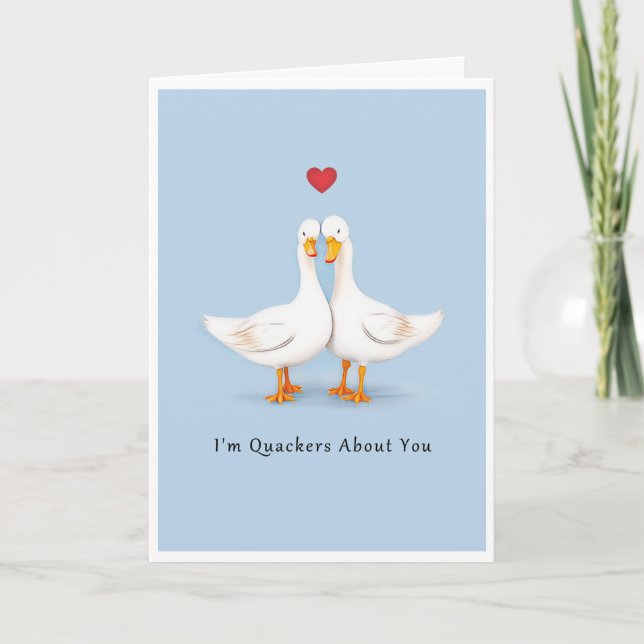 Je suis Quackers à propos de vous Carte Anniversai (Devant)