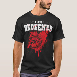 Je suis racheté ai éclaté le T-shirt de timbre de