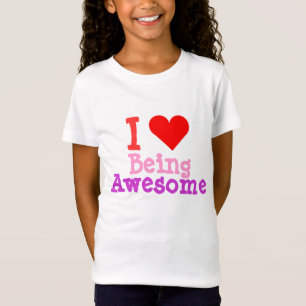 Je suis ravi d'être un T-shirt Awesome Heart