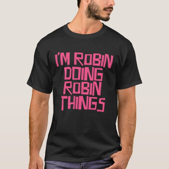 Je suis Robin faisant Robin des choses Sweat - shi (Devant)