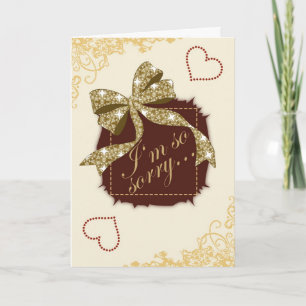 Je suis si désolé… Carte
