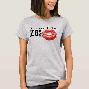 Je suis son T-shirt Mme Red Lips Brides