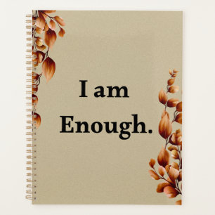 Je Suis Suffisant – Couverture de Planificateur de