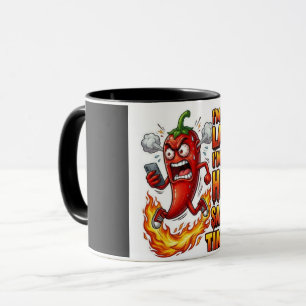 Je suis sur le temps de sauce piquante Tasse de ca