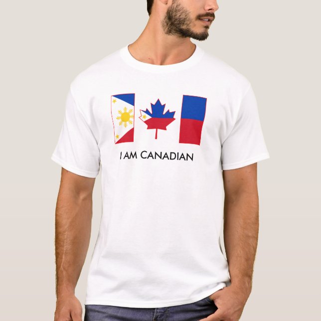 Je suis T-shirt canadien (Devant)