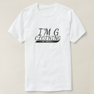 Je suis T-shirt Cursive de vêtements G