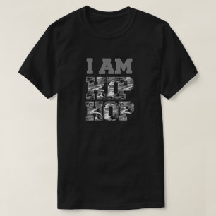 JE SUIS T-shirt de camouflage de HIP HOP