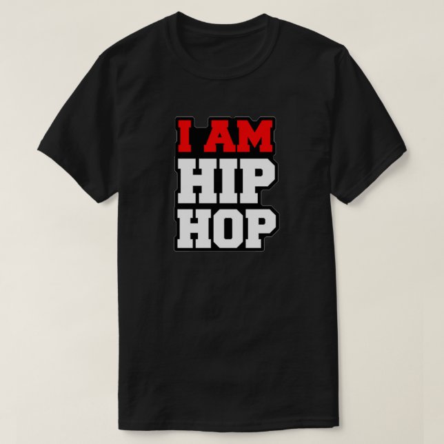 JE SUIS T-shirt de HIP HOP (Design devant)